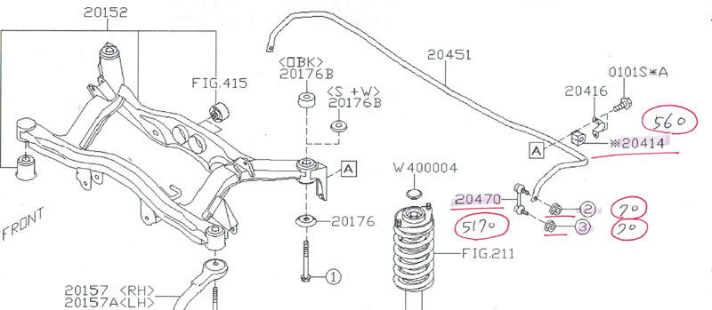 レガシィ ｂｐ ｂｌ 足回り交換参考ページ